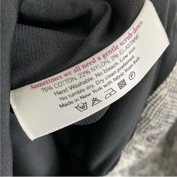 MM Lafleur Aditi Dress in Black and White Jacquard Crackle Print New Size 10 - Picture 13 of 13